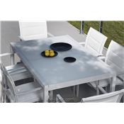 Table de Jardin Verre Aluminium Extensible Touch 152 - 3 Couleurs