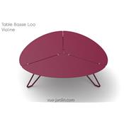 Table Basse de Jardin Design Loom Aluminium